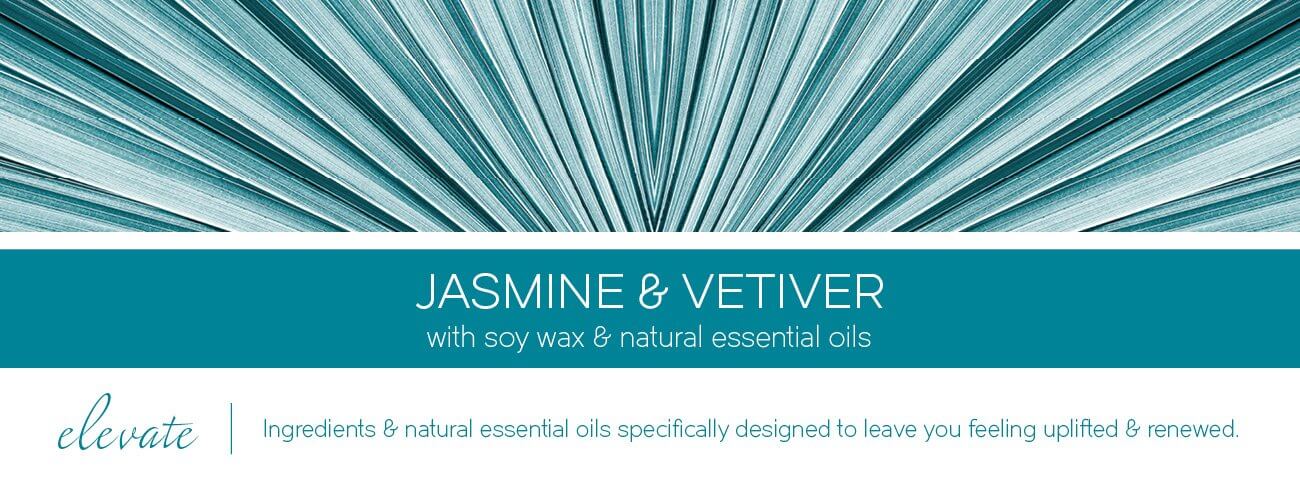 ELEVATE Jasmine & Vetiver 411g (3-Docht)