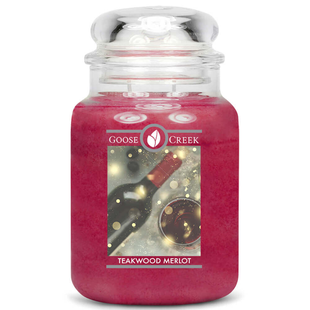 Teakwood Merlot 680g von Goose Creek Candle 