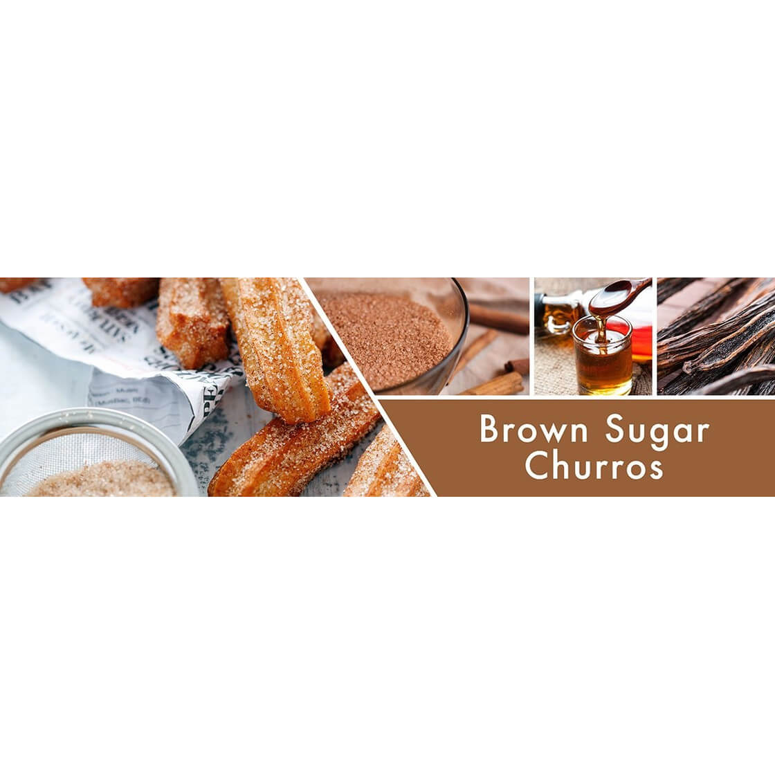 Brown Sugar Churros 411g (3-Docht)