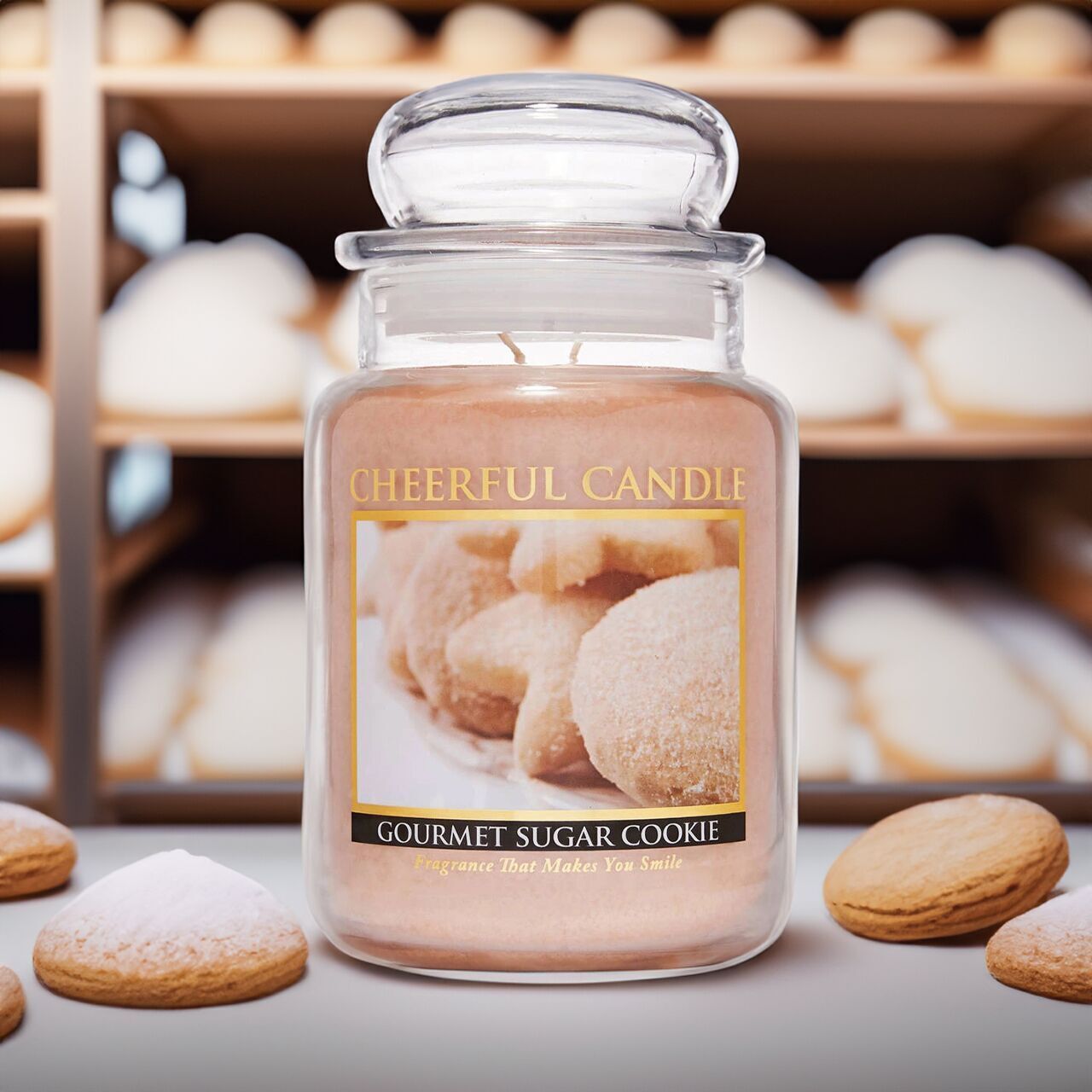 Cheerful-Candle-Gourmet-Sugar-Cookies Gourmet Sugar Cookie 680g