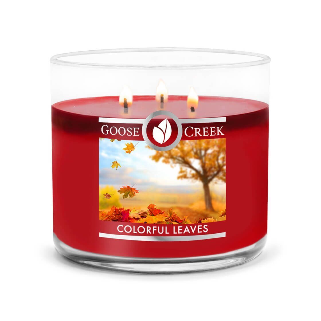 goose-creek-candlez-colorful-leaves-3-docht-kerze-411g Colorful Leaves 411g (3-Docht)
