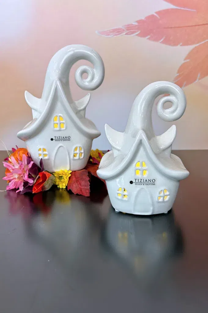 Lichthaus Avalon flach 18cm LED cremeweiß
