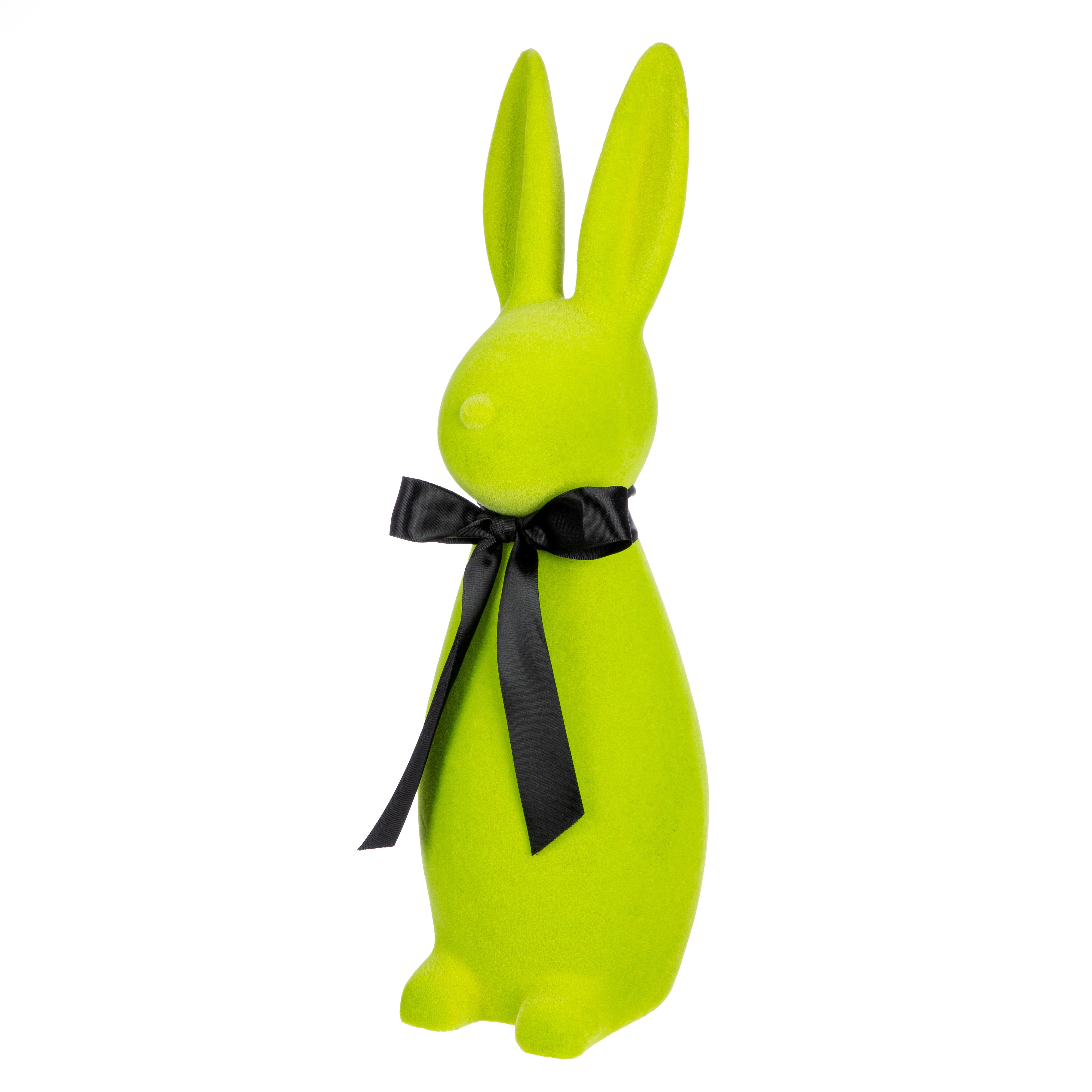 Dekofigur Hase Jimmy grün 41cm
