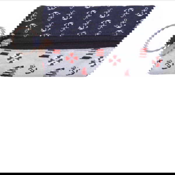 Patchwork Schlüsseletui 003 (navy grey)