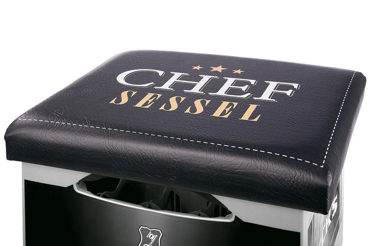 Sitzpolster "Chef Sessel" schwarz Sitzpolster "Chef Sessel" schwarz