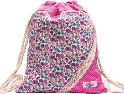 NL2020328 Northlux Patchwork Turnbeutel 177-058 (Pink Florals)