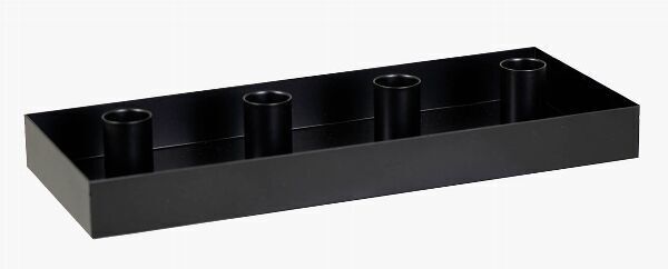 126928_s Kerzenhalter Hasbo schwarz 30cm