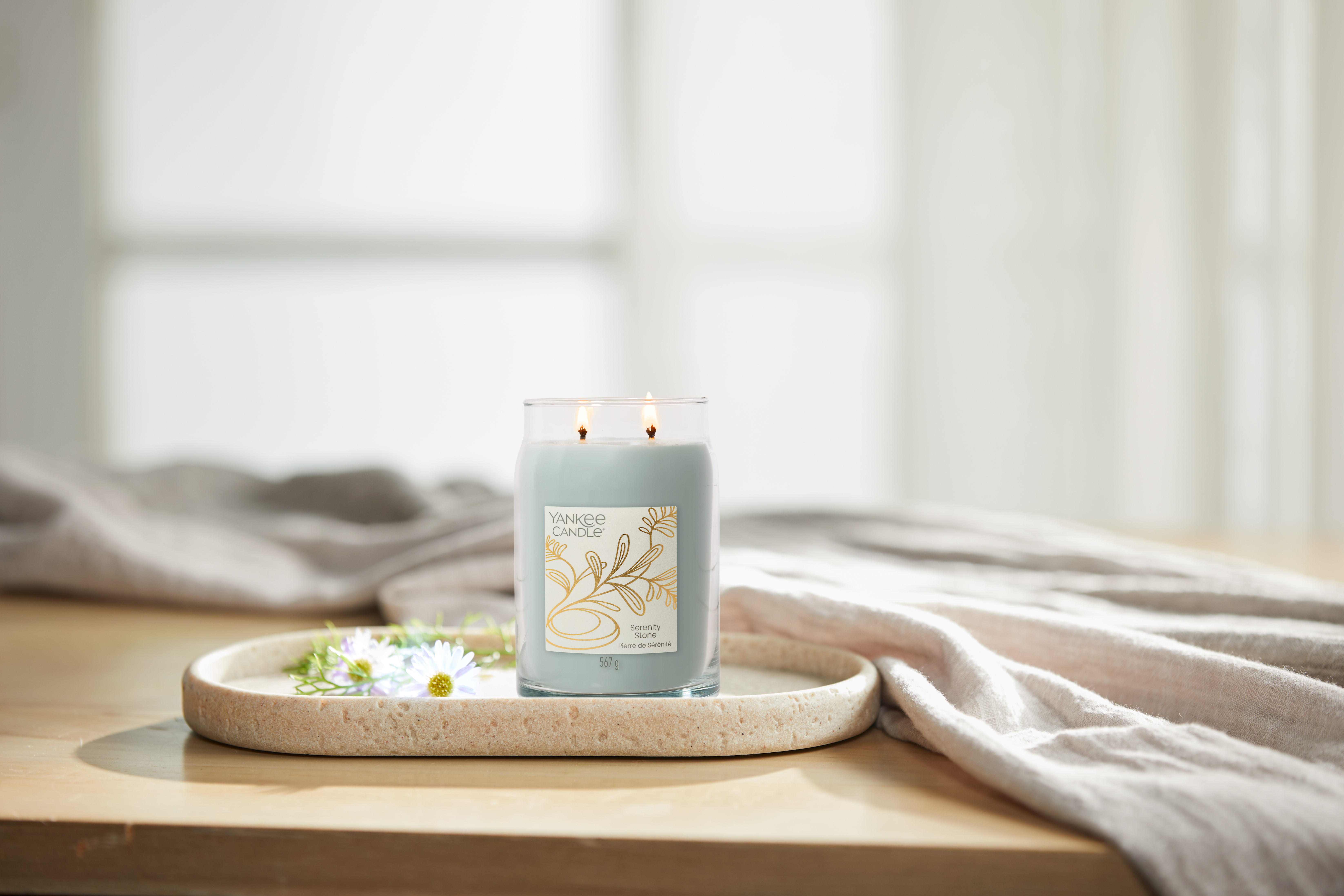 Serenity Stone Signature Large Jar 567g 2-Docht Serenity Stone Signature Large Jar 567g 2-Docht