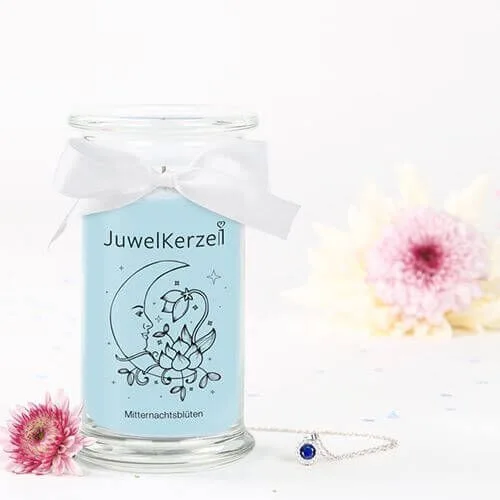 Mitternachtsbluten-Flower-Classic-Edition-Necklace-DE JuwelKerze Mitternachtsblüten (Halskette mit Anhänger) 380g
