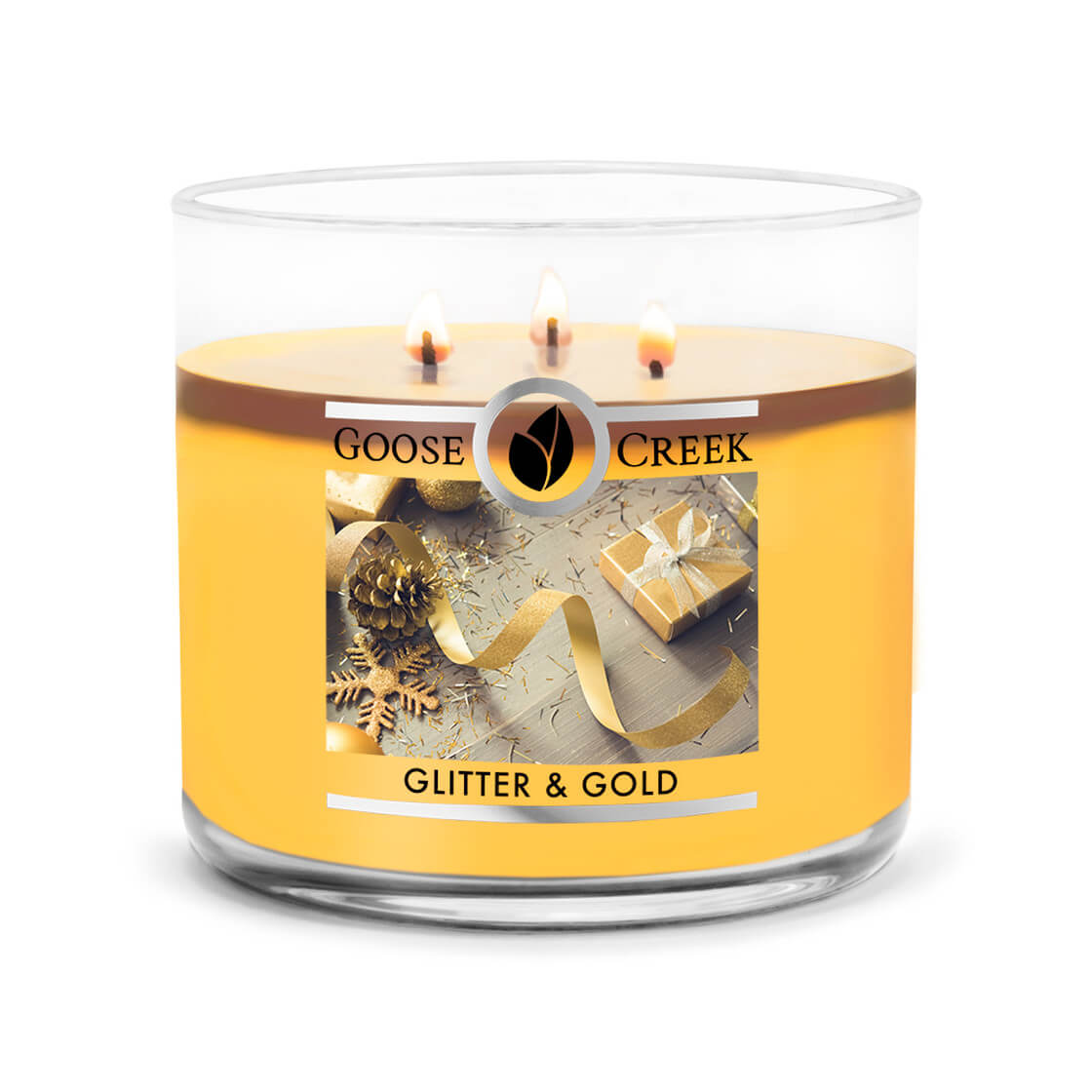 Glitter & Gold 411g (3-Docht)