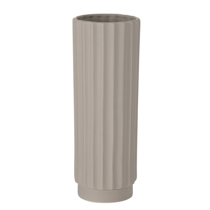 Vase Vianello 31cm hellgrau Keramik