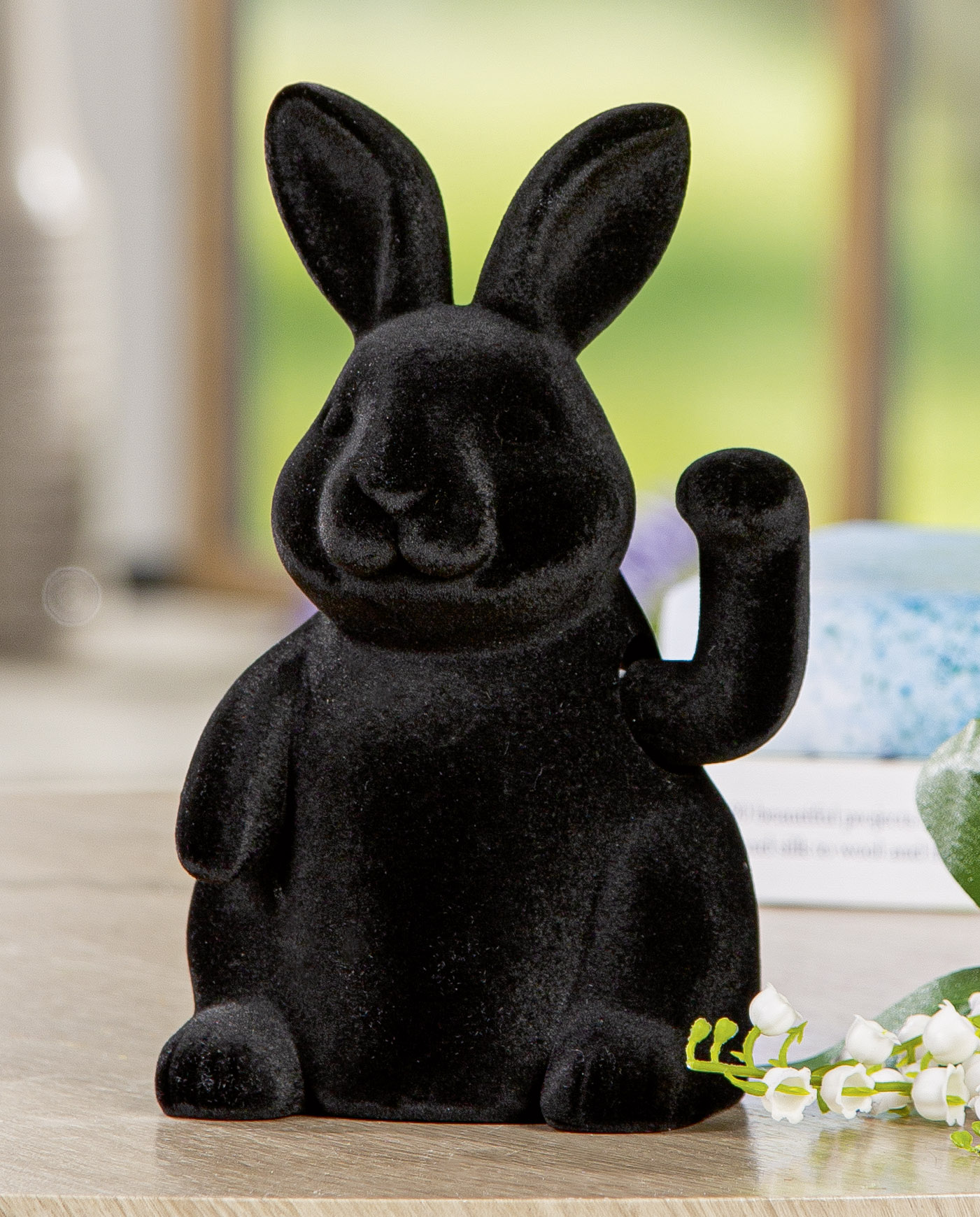 Winkehase schwarz 19cm