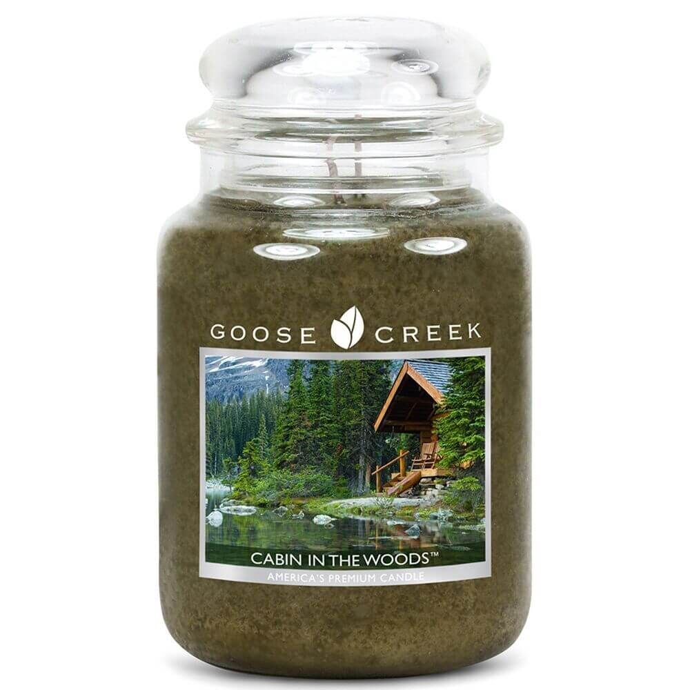 ES26403-Cabin-in-the-Woods-24oz-Jar Goose Creek Candle - Cabin in the Woods 680g