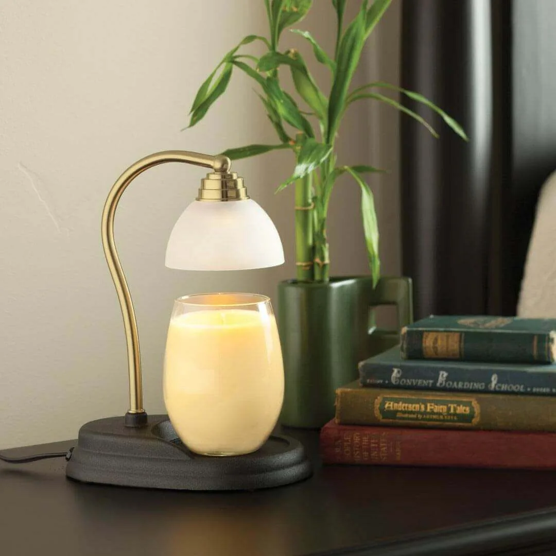 Candle-Warmers-Aurora-Lampe-schwarz-gold1 Candle Warmers Aurora Lampe Kerzenwärmer Schwarz Gold