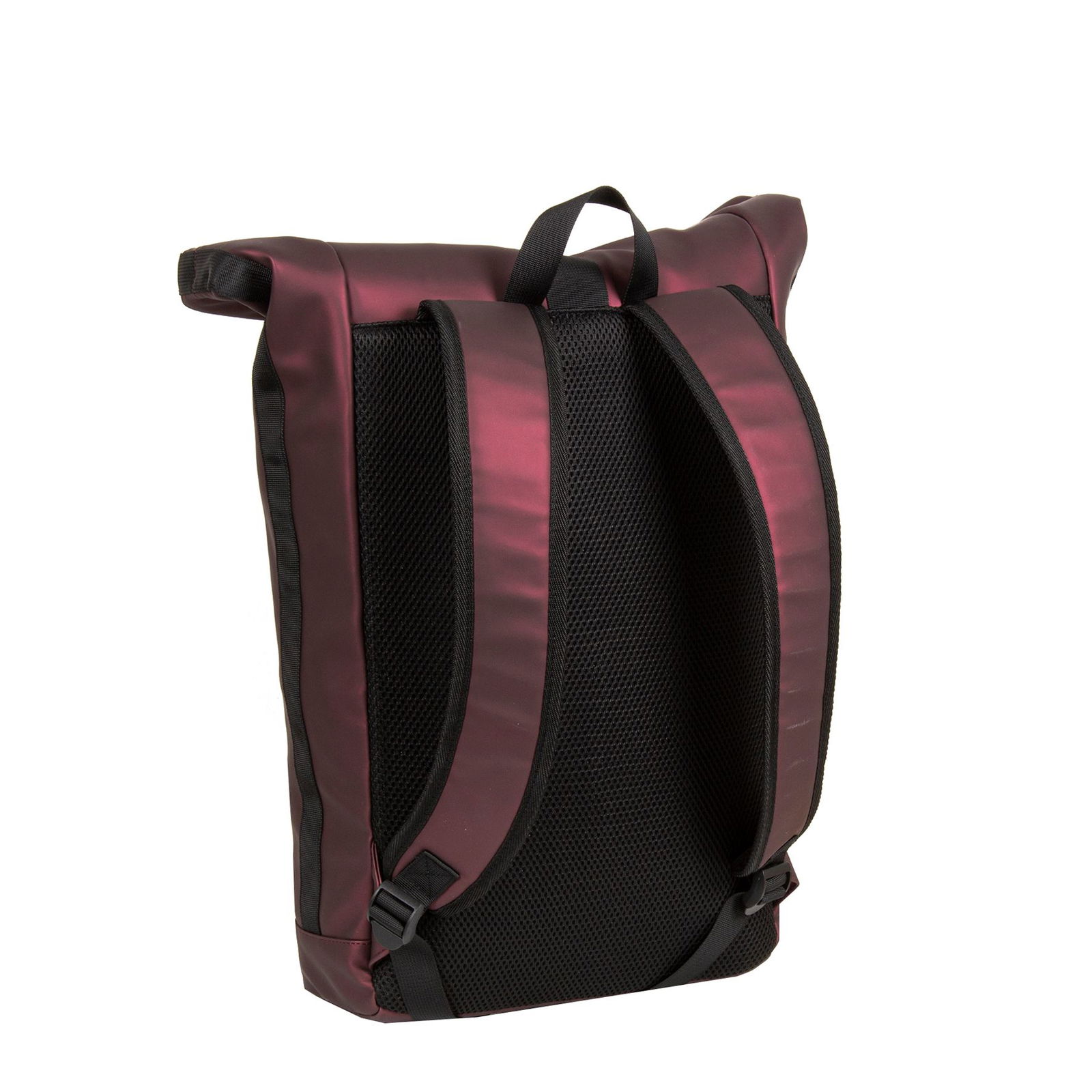 Mart - New York Rolltop Rucksack burgund metallic