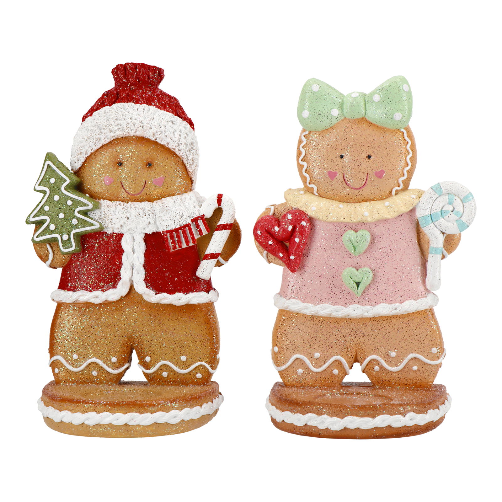 Gingerbread Lebkuchenmann Teelichthalter 2 Stück