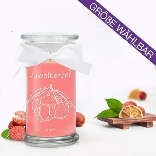Litschi-Classic-Edition-RingDE Litschi (Ring) 380g von JuwelKerze online bestellen