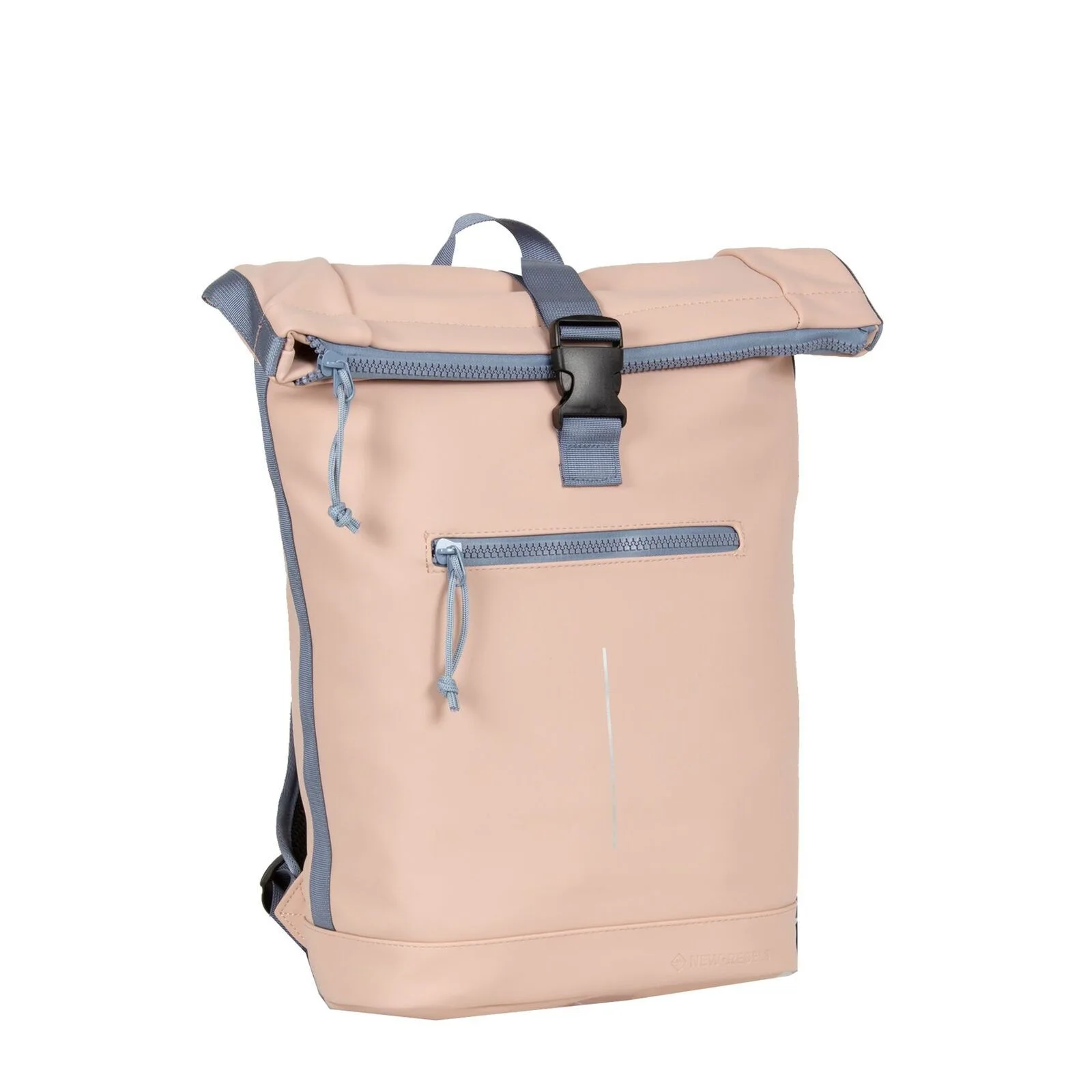 gFxdqJFw Tim - New York Rolltop Rucksack hellrosa/hellblau