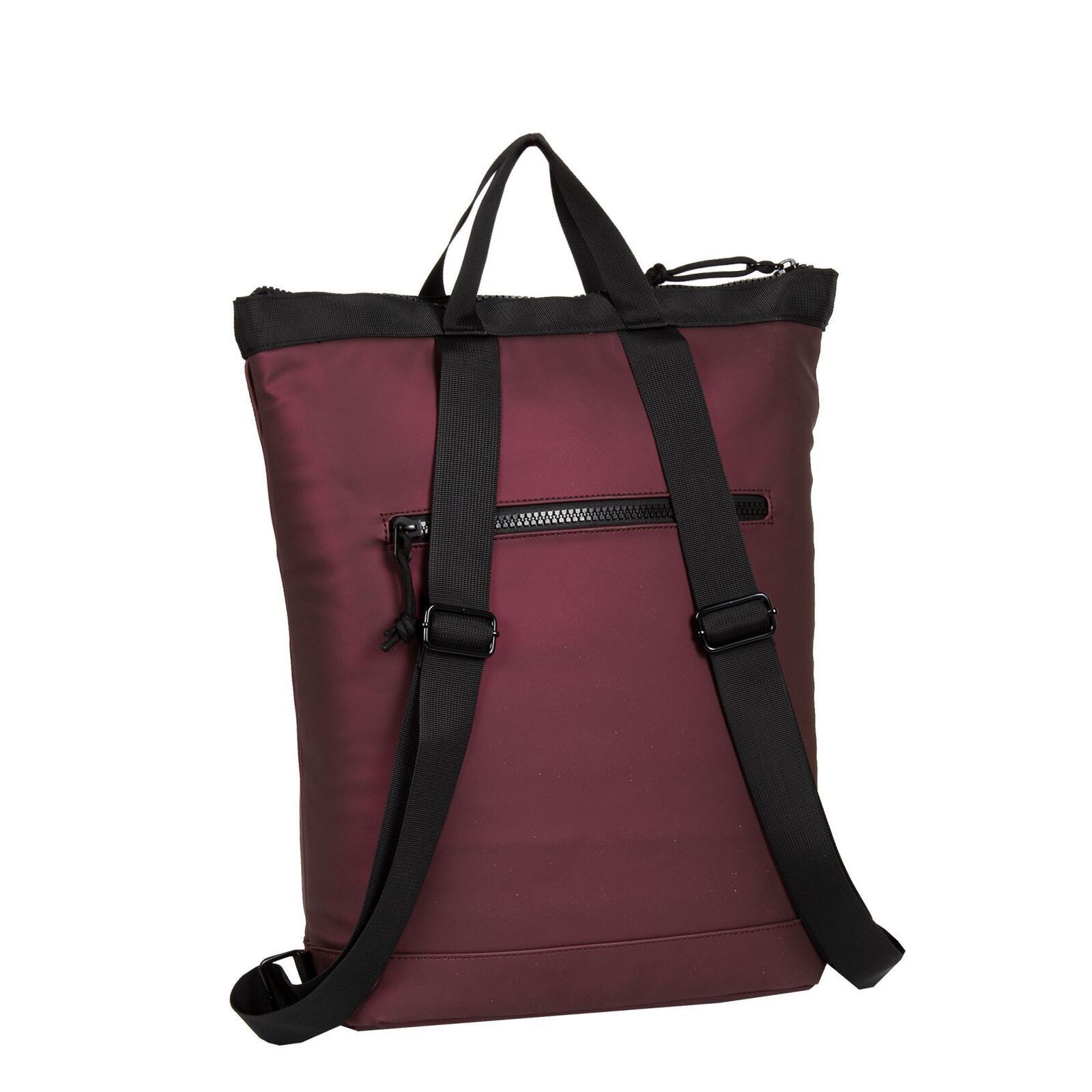S8tlLfro Mart - Minneapolis Shopper Rucksack burgund metallic