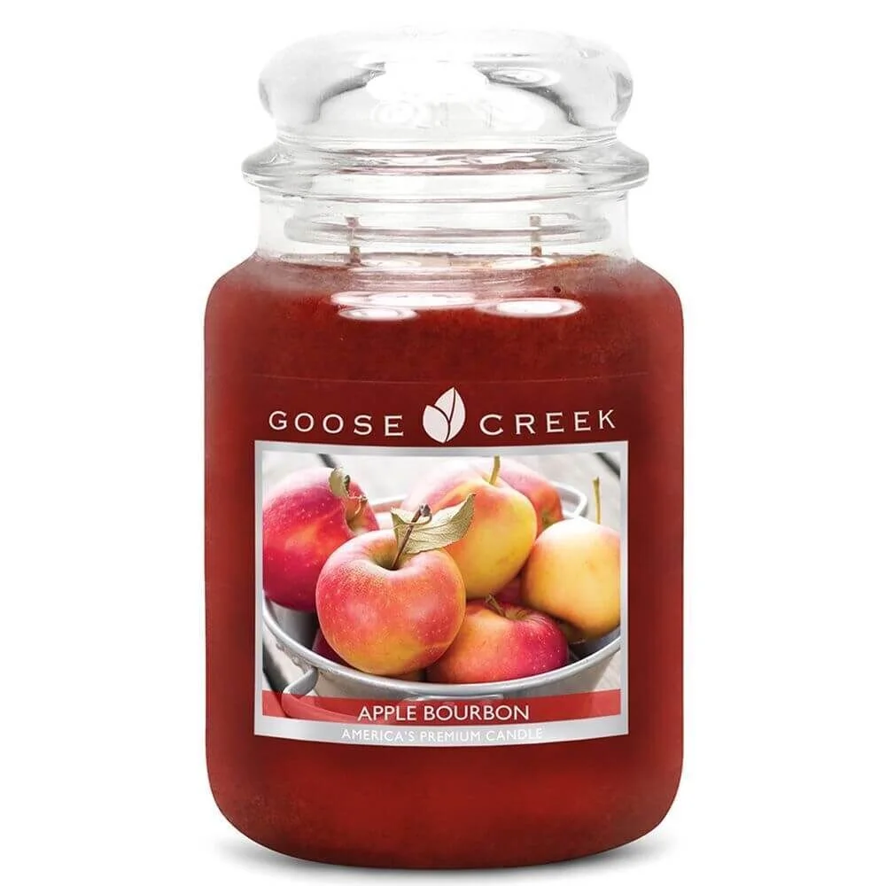 ES2602-Apple-Bourbon-24oz-Jar Goose Creek Candle Apple Bourbon 680g