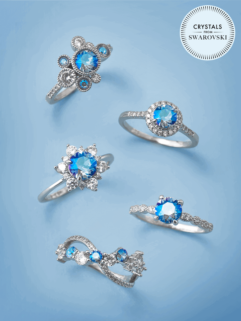Snowflake Badebombe mit Svarovski Kristallen (Ring)