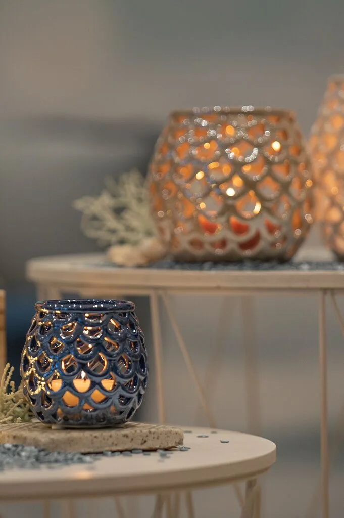 pitello-sea-blue-sand-kollektion Tischlicht Pitello 14cm sea blue