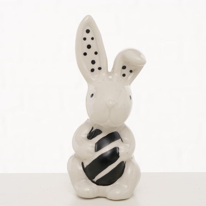 Einzelbild-j_g0QaZK-large Dekofigur Hase Smilly 11cm Variante 1