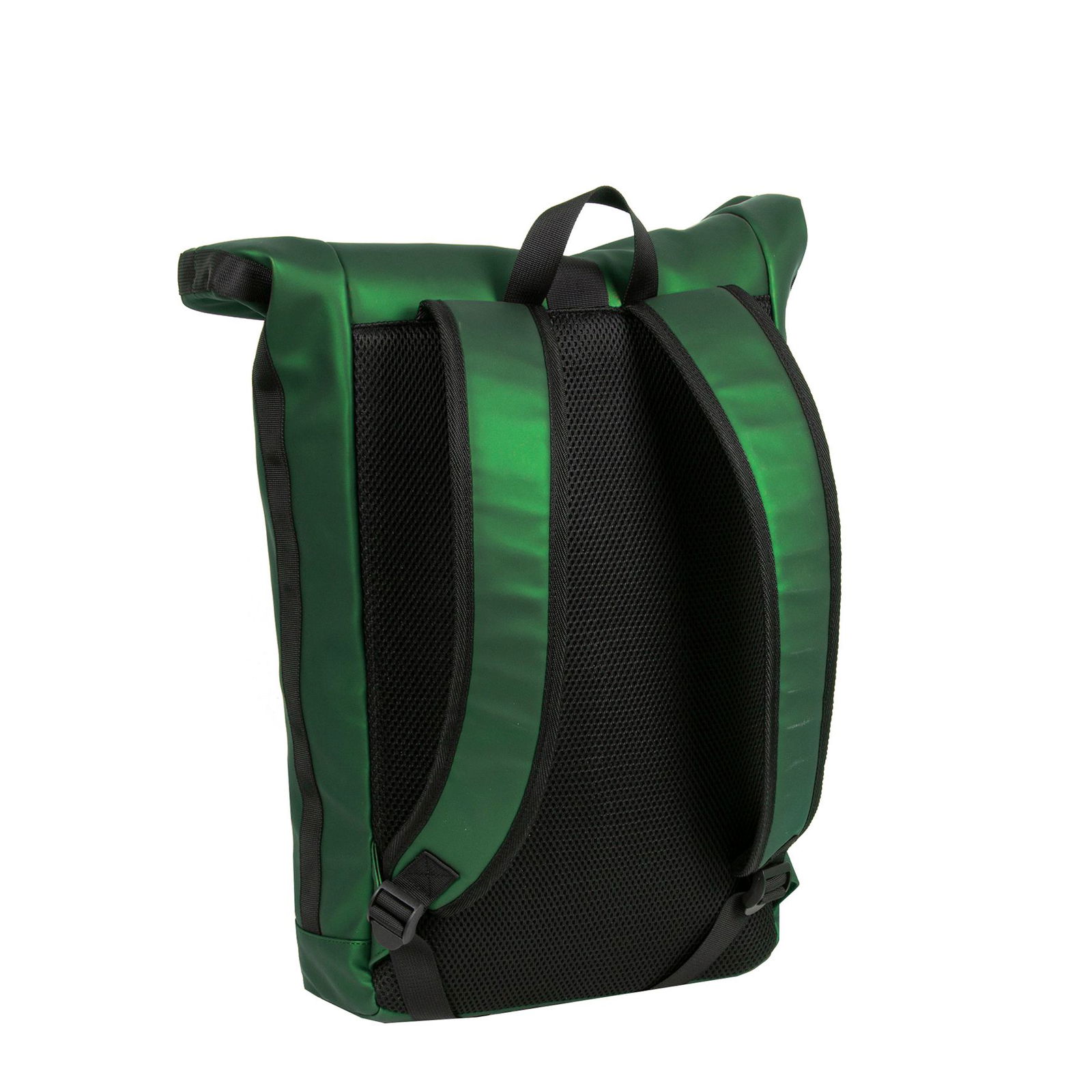 Mart - New York Rolltop Rucksack grün metallic