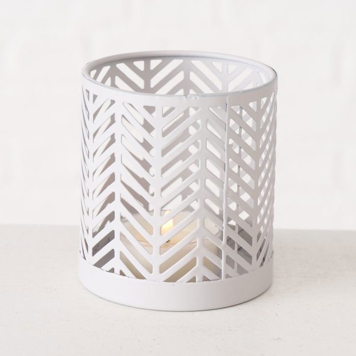 Windlicht Dunvilla 8cm grau
