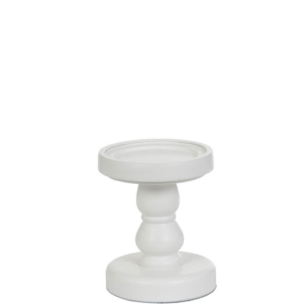 Yankee Candle White Wood Candle Stands klein