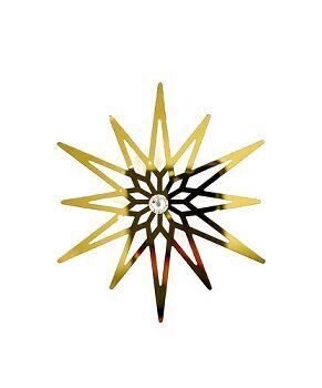 126983_g Dekohänger Kado Stern gold 7cm