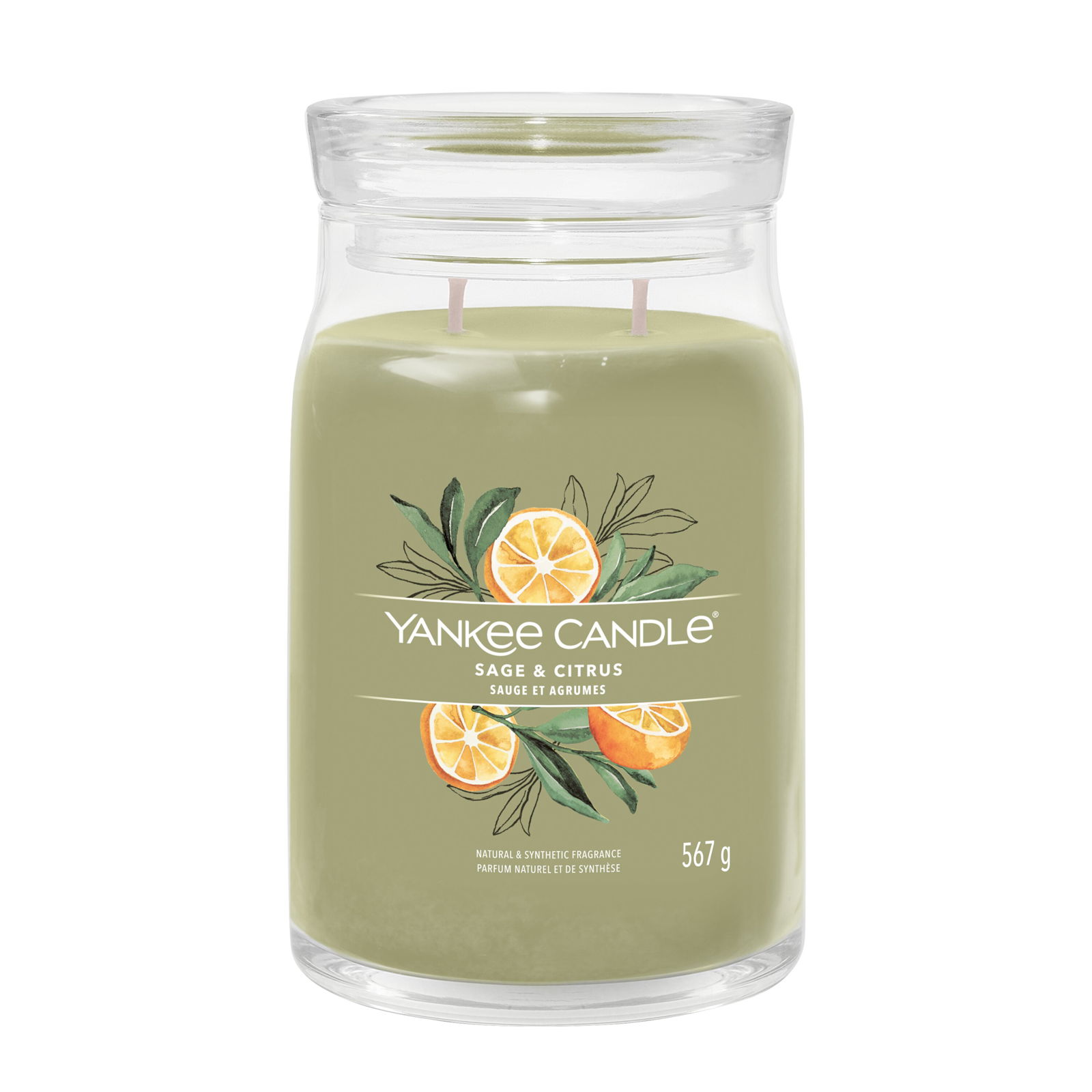 Sage & Citrus Signature Large Jar 567g 2-Docht