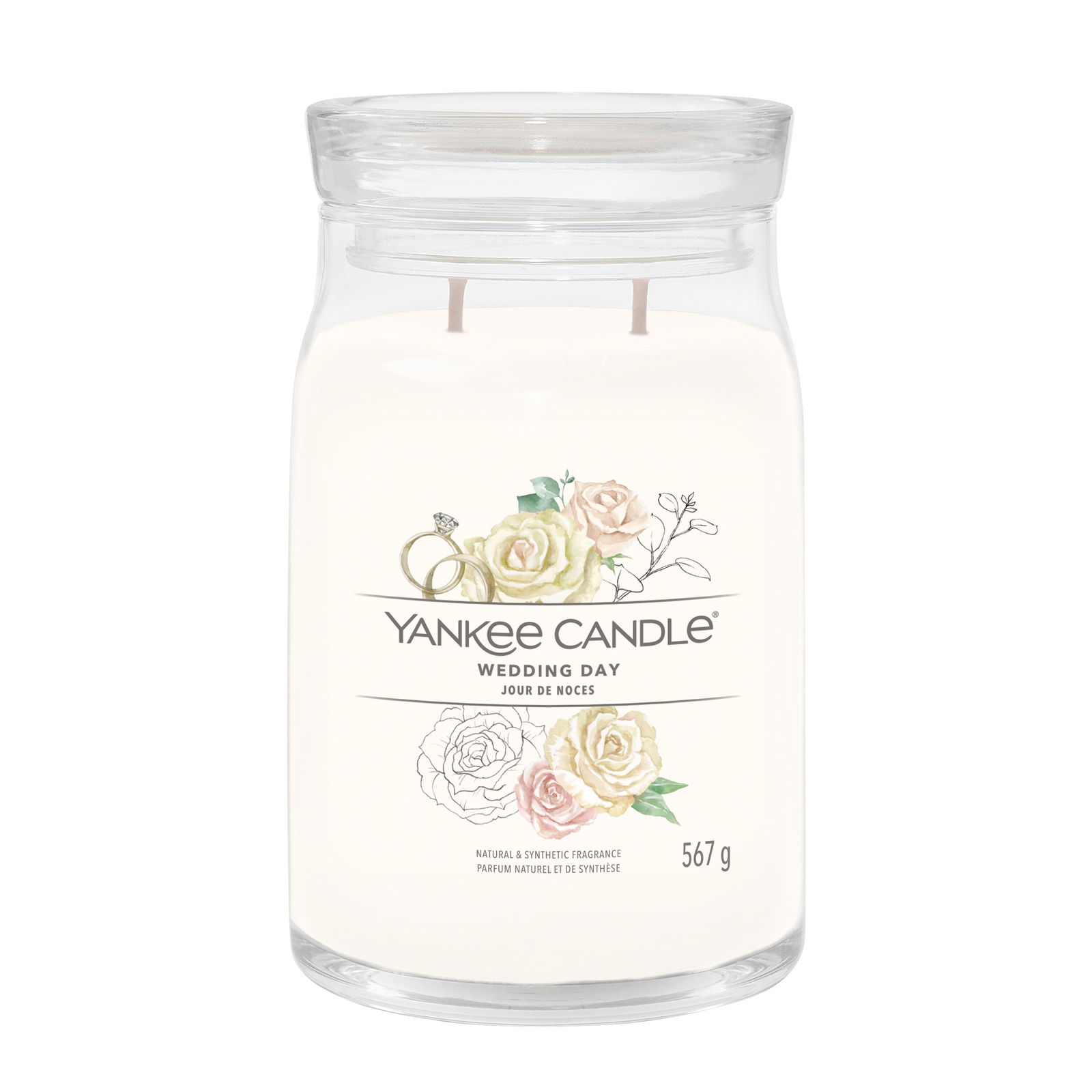 Wedding Day Signature Large Jar 567g 2-Docht