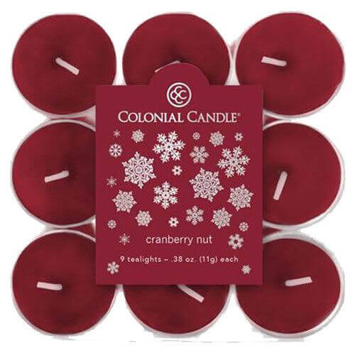 Colonial Candle Cranberry Nut Teelichte 9St