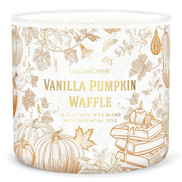 Vanilla Pumpkin Waffle 411g (3-Docht)