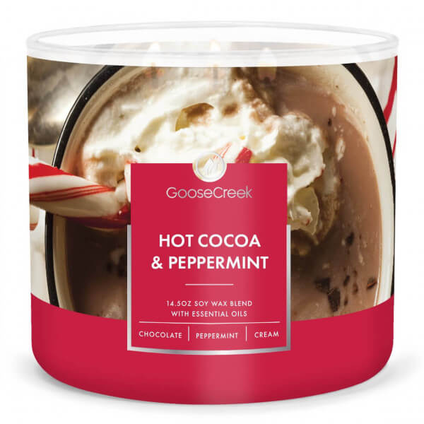 Hot Cocoa & Peppermint 411g (3-Docht)