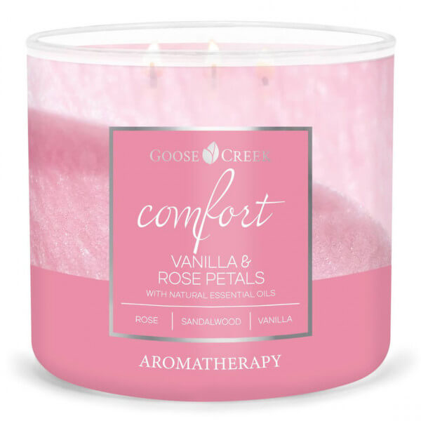 COMFORT Vanilla & Rose Petals 411g (3-Docht)