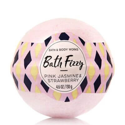 Bath & Body Works - Pink Jasmine & Strawberry Badebombe 130g