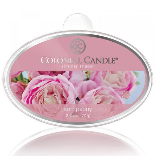 Colonial Candle - Soft Peony Simmer Snap 70g
