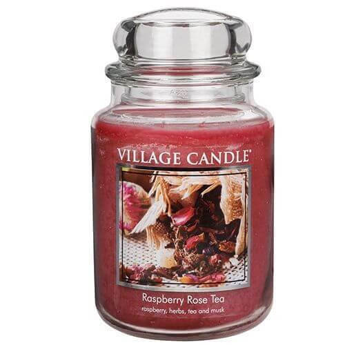 Village Candle - Raspberry Rose Tea 645g