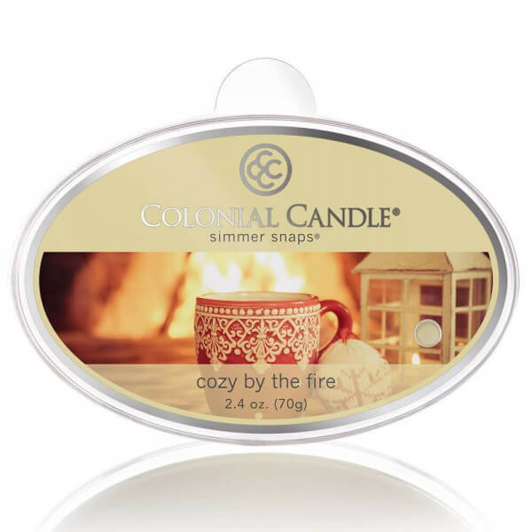 Colonial Candle - Cozy By The Fire Simmer Snap 70g