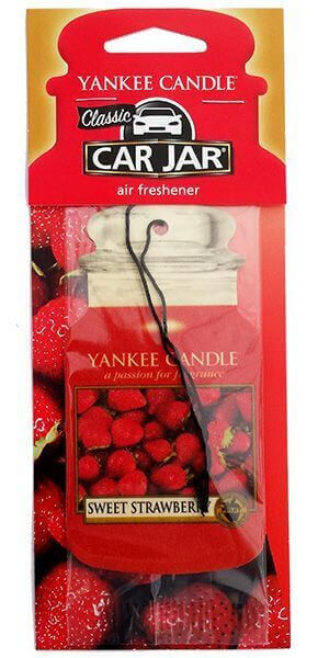 Yankee Candle Black Cherry Vent Stick, Auto und Reiseduft, 4 Stück