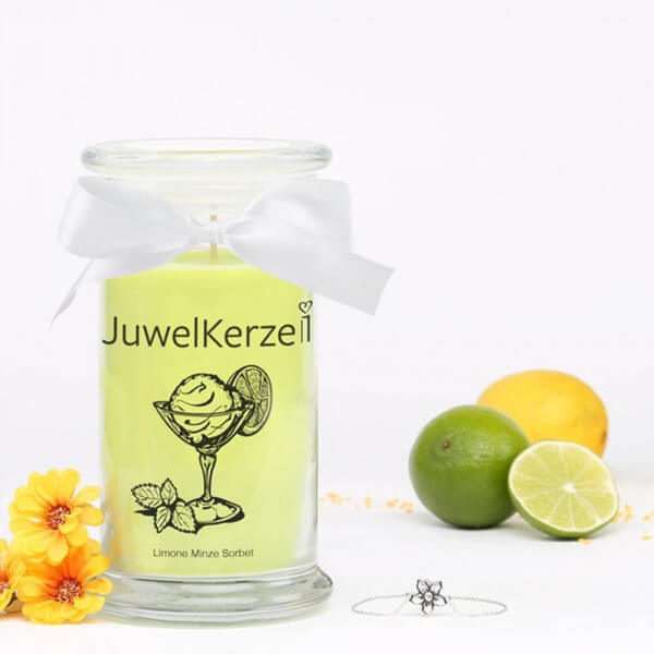 JuwelKerze Limone Minze Sorbet (Armband) 380g