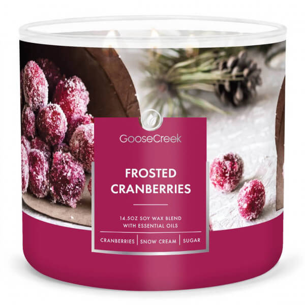 Frosted Cranberries 411g (3-Docht)