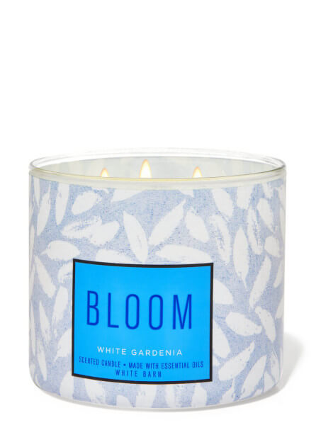 3-Docht Kerze - Bloom - White Gardenia - 411g
