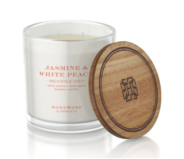 Jasmine & White Peach 397g (3-Docht)