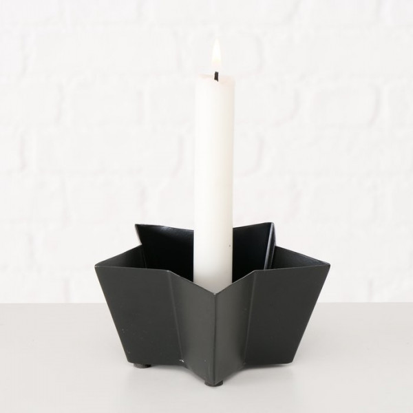 Kerzenleuchter Askella schwarz 6cm