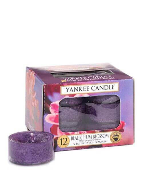Yankee Candle Teelichte Black Plum Blossom 12St