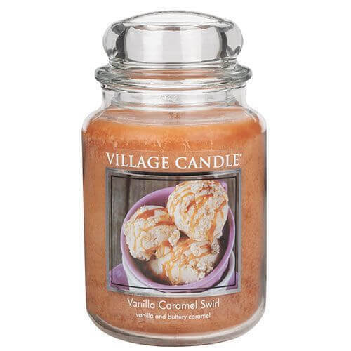 Village Candle Vanilla Caramel Swirl 645g