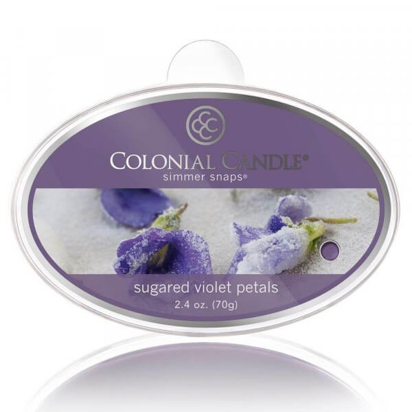 Colonial Candle - Sugared Violet Petals Simmer Snap 70g